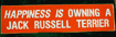 Bumper Sticker: Happiness is $2.50
