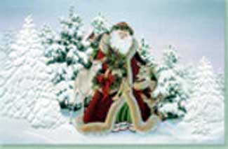 Deer Saint Nick Christmas Cards
