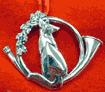 Fox in Horn Ornament is $25.00