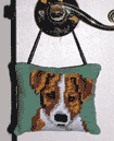 Needlepoint JRT Door Hanger is $9.00