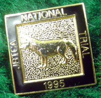 1995 JRTCA National Trial Pin is $5.00