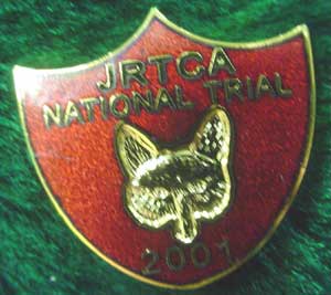 2001 JRTCA National Trial Pin is $5.00