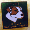 2003 JRTCA National Trial Pin is $5.00