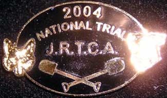 2004 JRTCA National Trial Pin is $5.00