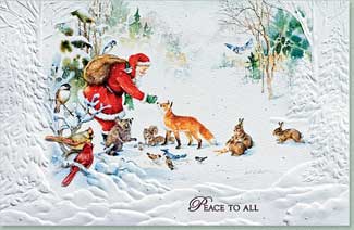 Santas Friends Christmas Card Set