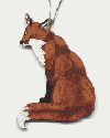 Sitting Fox Ornament is $9.00