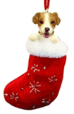Jack Russell in Stocking Ornament is $6.00