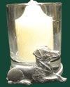 Votive Candle Holder (Glass) - Jack Russell is $13.00