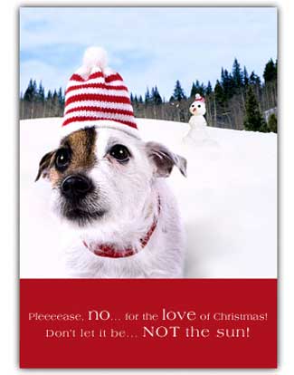 Jack Snowman Christmas Card